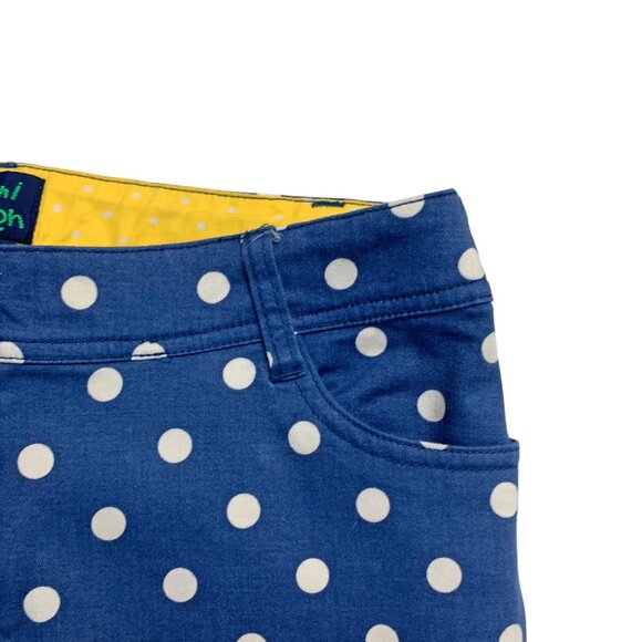 Mini Boden Blue with White Polka Crop Pants Girls Size‎ 13 Y - Picture 7 of 12